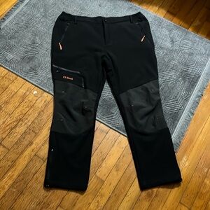 Postropaky black knit pants 18 short